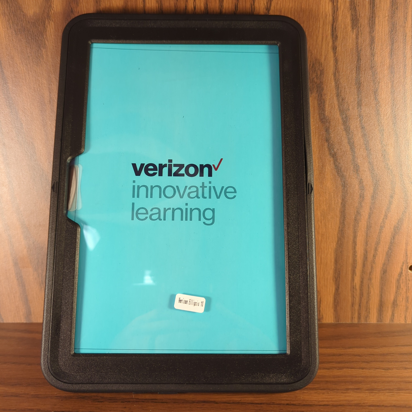 Verizon Ellipsis 10 Tablet rugged protective case with handstrap and kickstand.