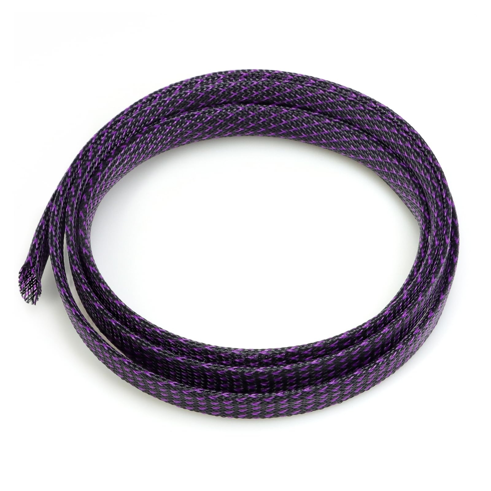 Braided Cable Sleeve, 16.4ft Expandable Mesh Cable Management Sleeve, Wear-Re...