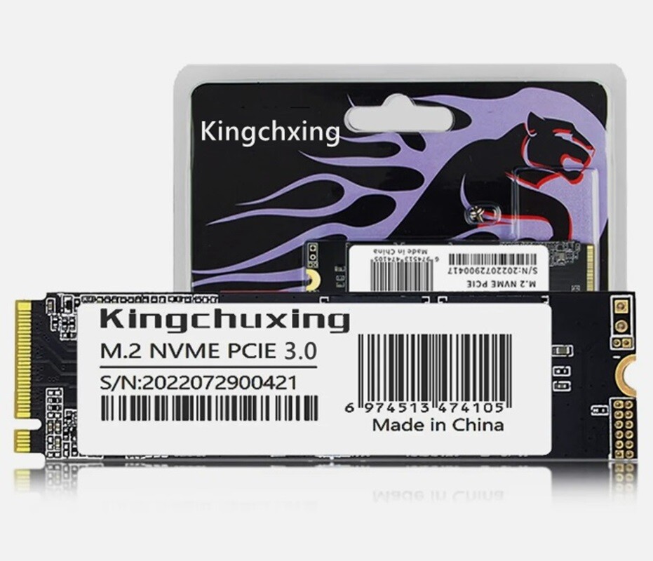 Kingchuxing NVMe M.2 SSD 128GB 256G PCIe Gen 3 x4 Internal Solid State Drive LOT