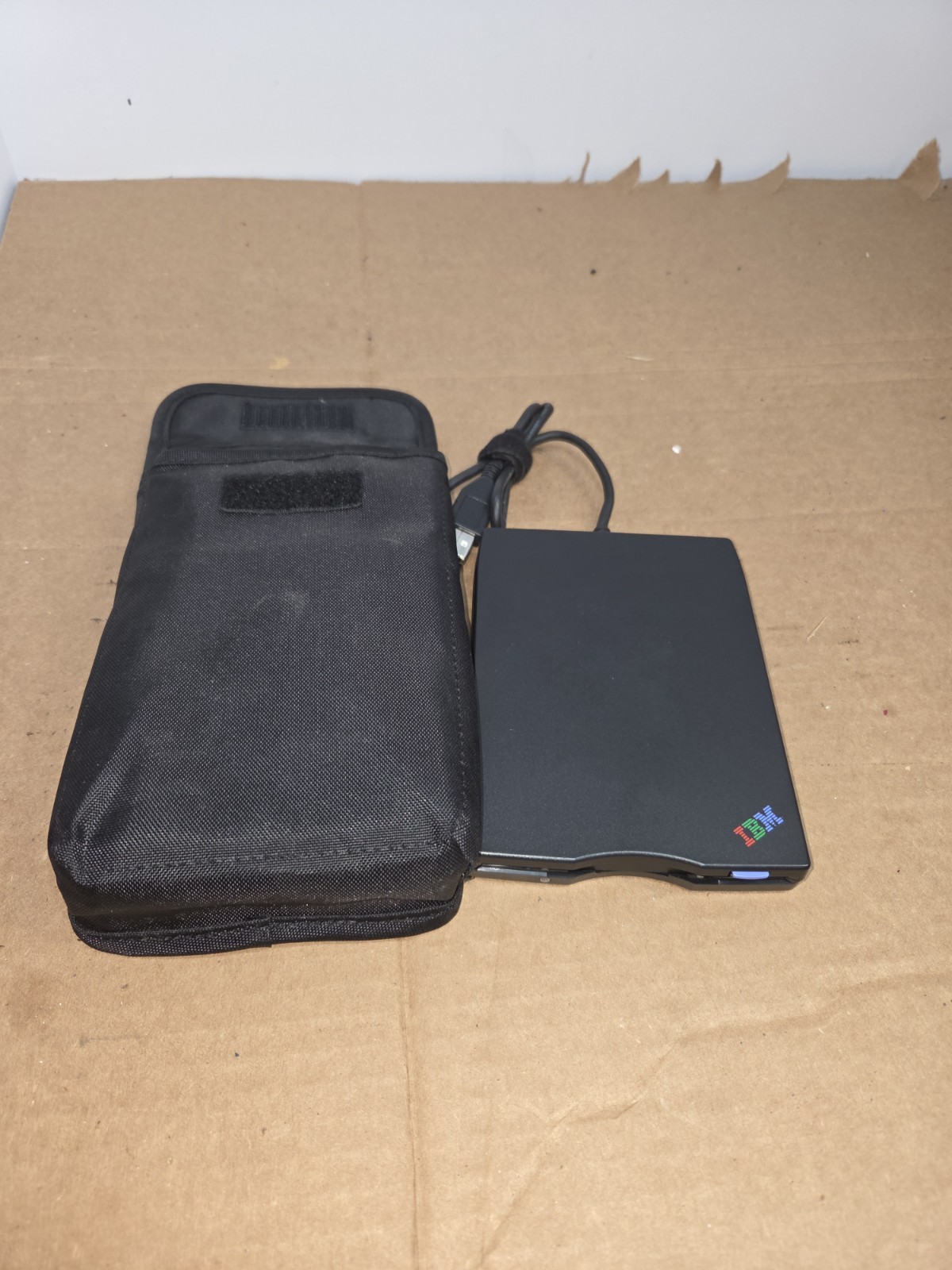 IBM External USB Portable Floppy Disk Drive 3.5" MPF82E 05K9283 w/ Carrying Case