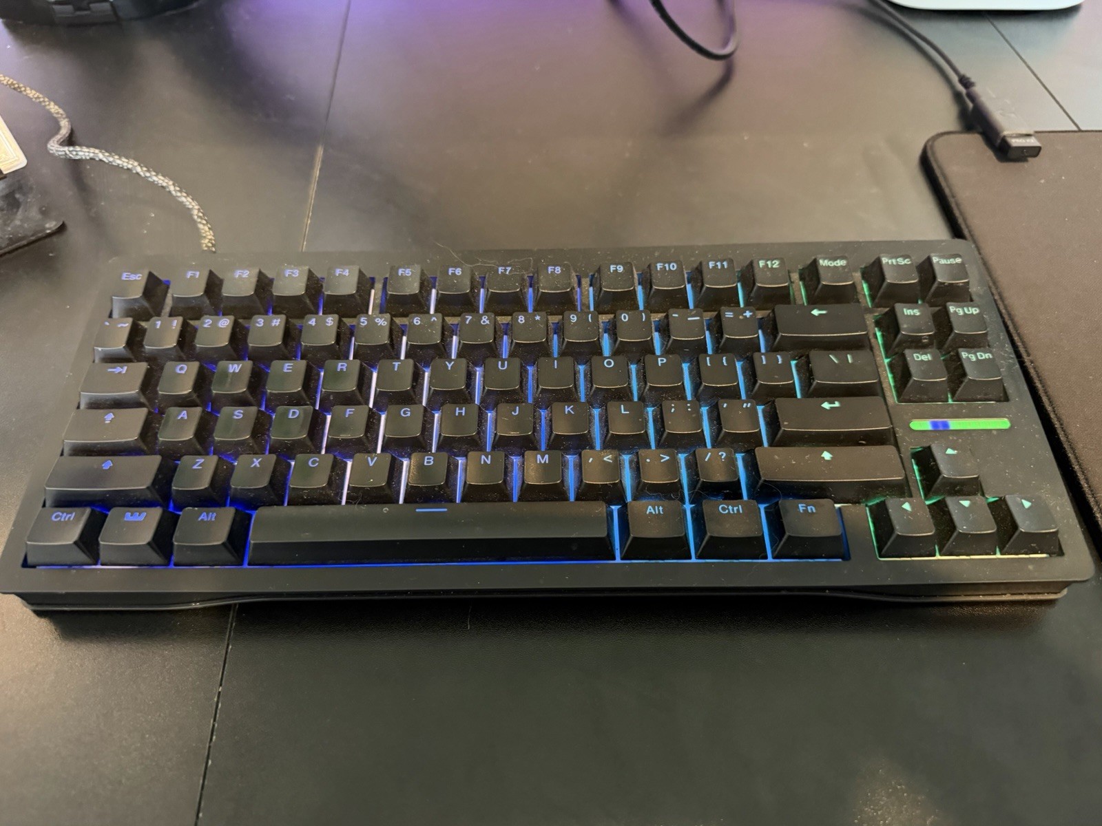 Wooting 80HE ANSI Black PCR Plastic