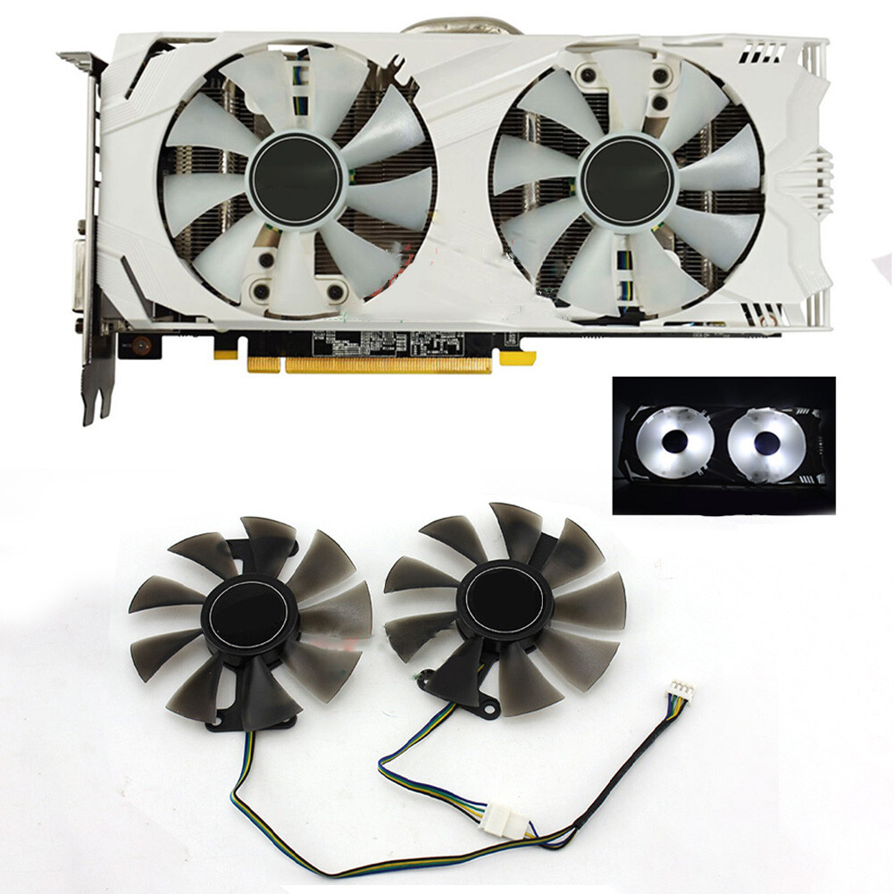 For GALAX GTX1060 6GB EXOC White GTX950 960 Graphics Fan Without Light GA91S2H