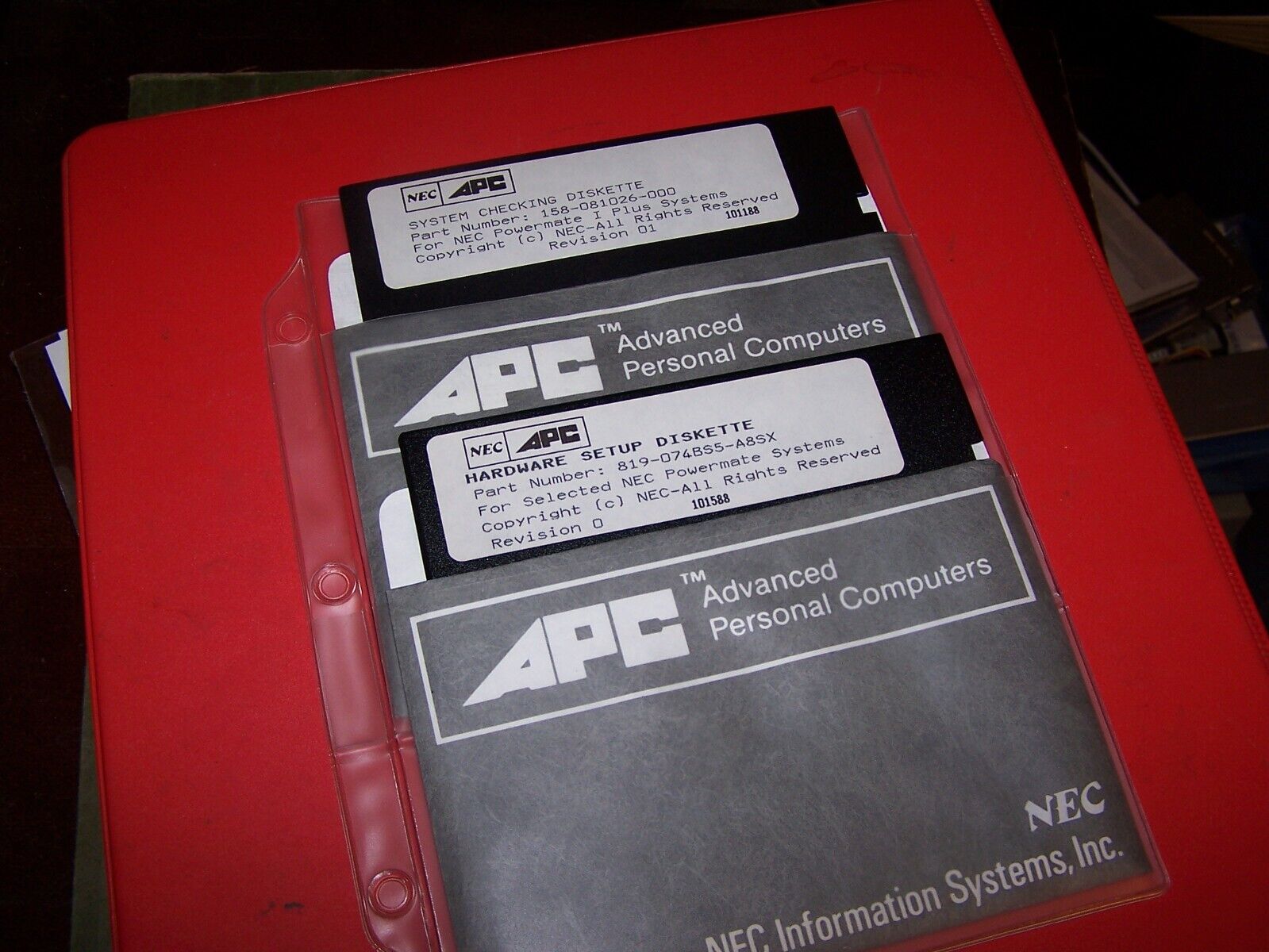 NEC Powermate Systems Checkingck & Hardfware Setup Disks