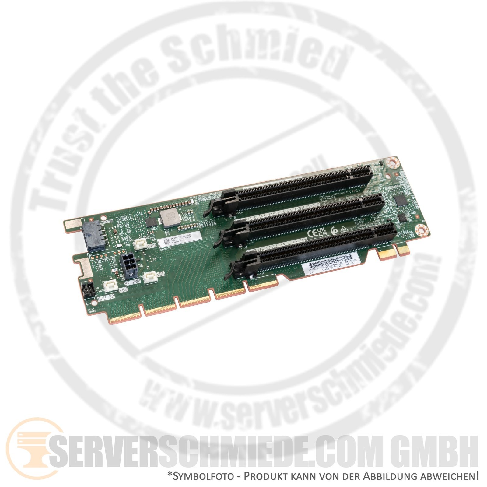 HP Primary Secondary Riser 1x x16 2x x8 PCIe 5.0 without cage DL380 Gen11 P42517