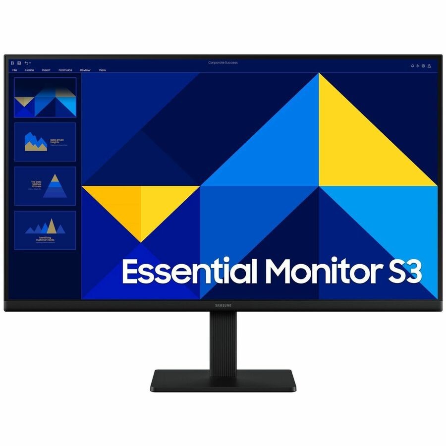Samsung Essential S3 S27D300GAN 27" Class FHD LCD Monitor 5ms 100Hz 1920x1080