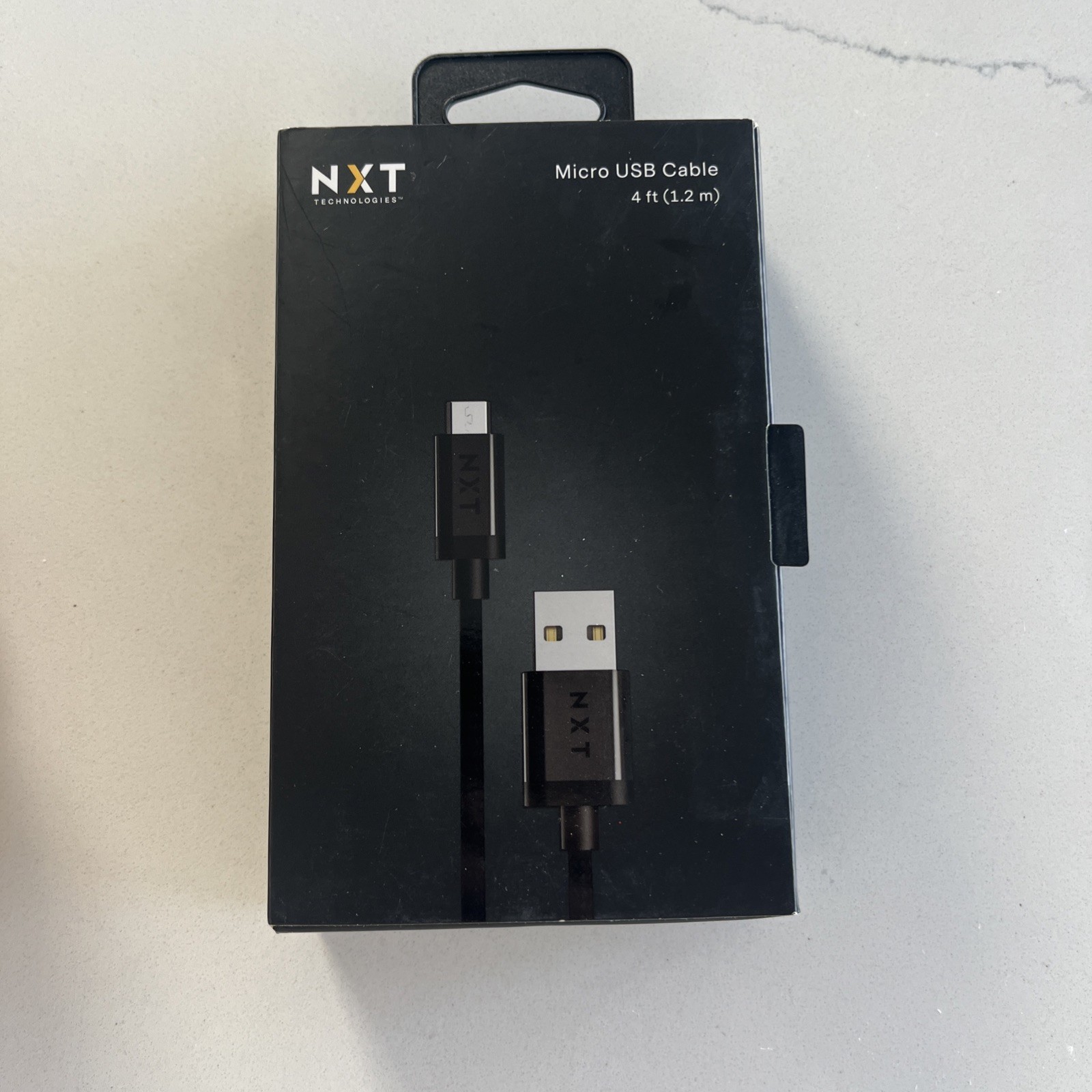 NXT Tech 4 Ft. USB-A to Micro-USB Charging Cable for Samsung/Android, Black54334
