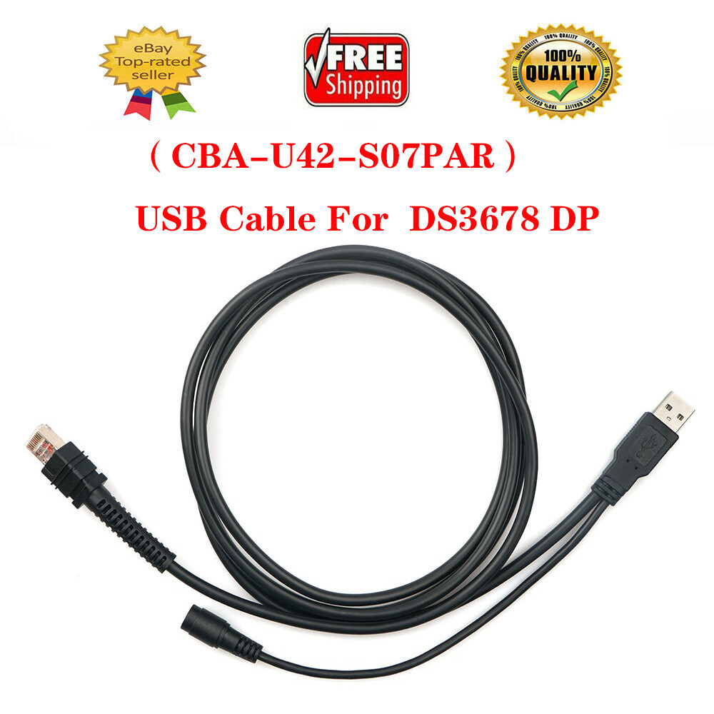 5PCS NEW For Zebra DS3678 Charging Cradle DS3678 DP Power Cable CBA-U42-S07PAR