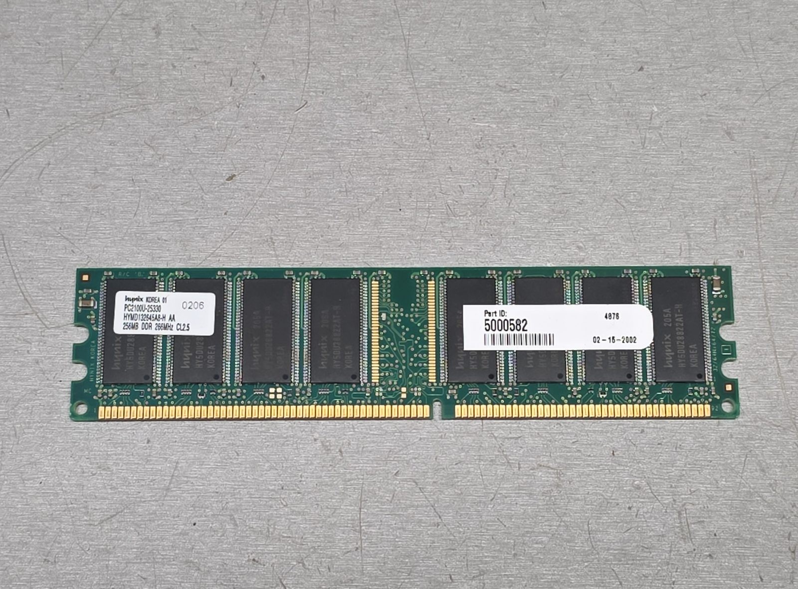 Hynix 256MB DDR 266MHz PC2100U-25330 Desktop RAM HYMD132645A8-H AA CL2.5