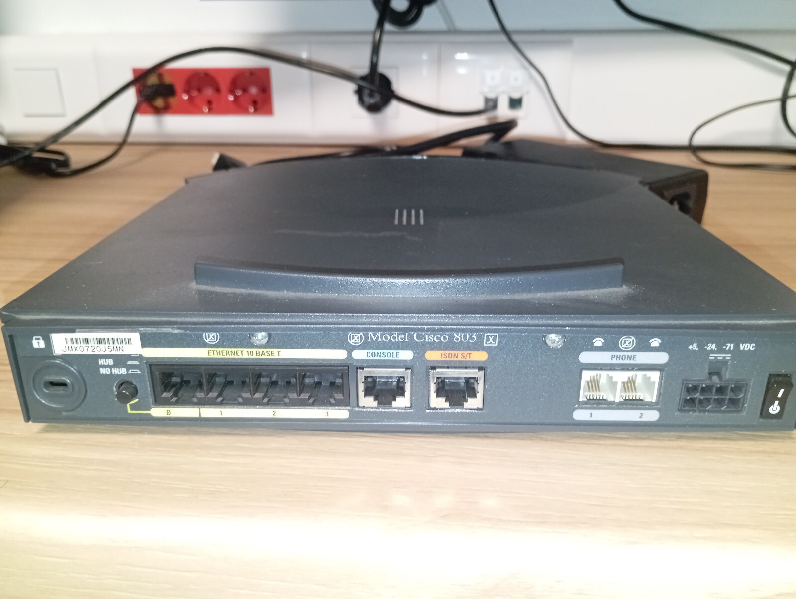 Cisco 803 ISDN enhanced network security Router