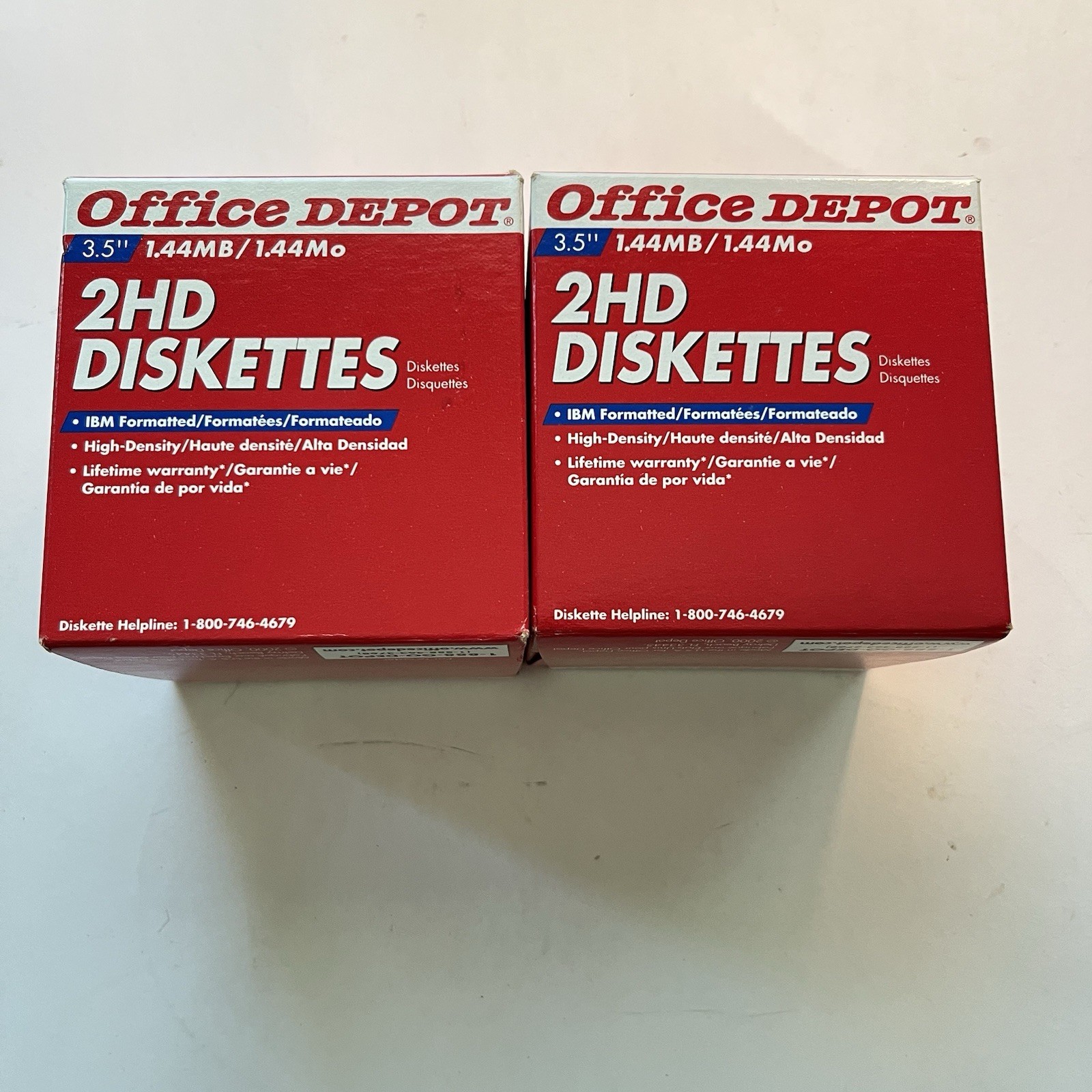 Office Depot IBM Formatted 2HD 1.44MB 3.5" Floppy Diskettes 25 Pk ea 2000