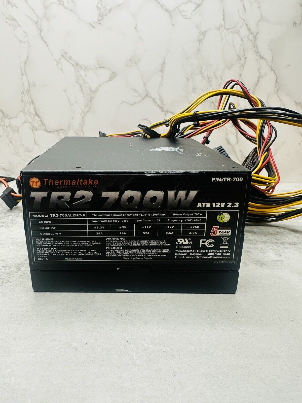 Thermaltake TR2 700 W 20+4 Pin ATX Desktop Power Supply TR-700AL2NC