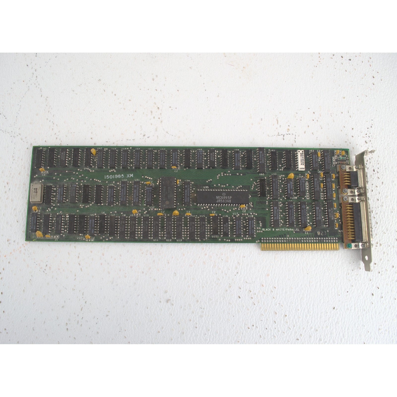 IBM 1501985 XM MDA Monochrome Display Parallel Printer Card 8-Bit ISA PC XT 5150
