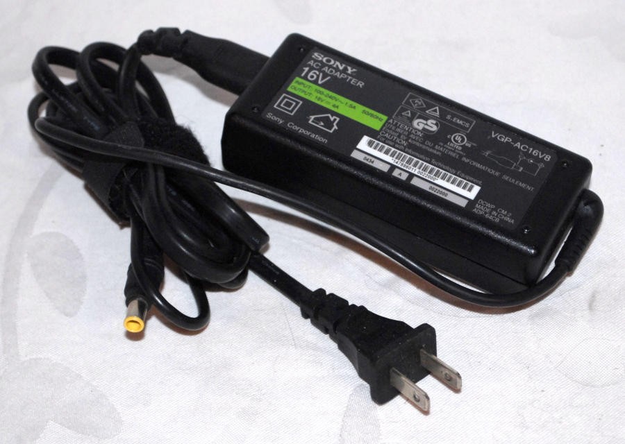 Sony VGP-AC16V8 Genuine OEM 16V Power Adapter