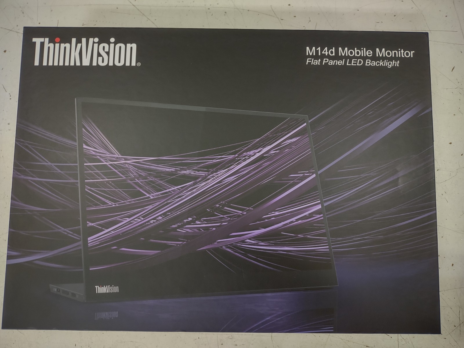 LENOVO THINKVISION M14d, 14" LCD, 2240x1400, 60Hz, USB-C wCABLE, 63AAUAR6US