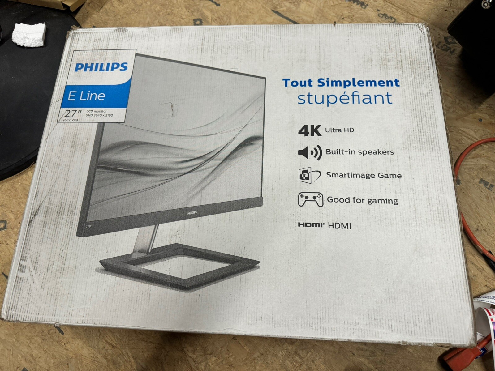 Philips E Line 278E1A 27" LED Monitor - Black