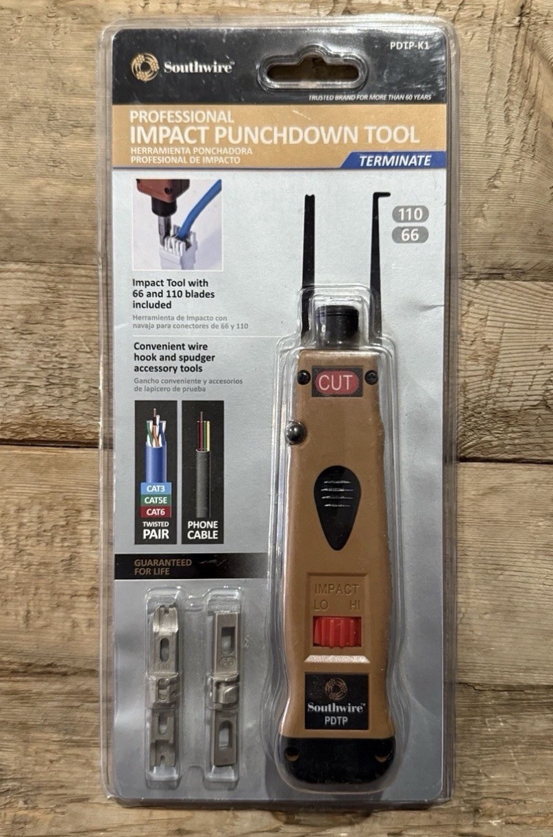 Southwire Tools & Equipment PDTP-K1 Professional Impact Punchdown Tool