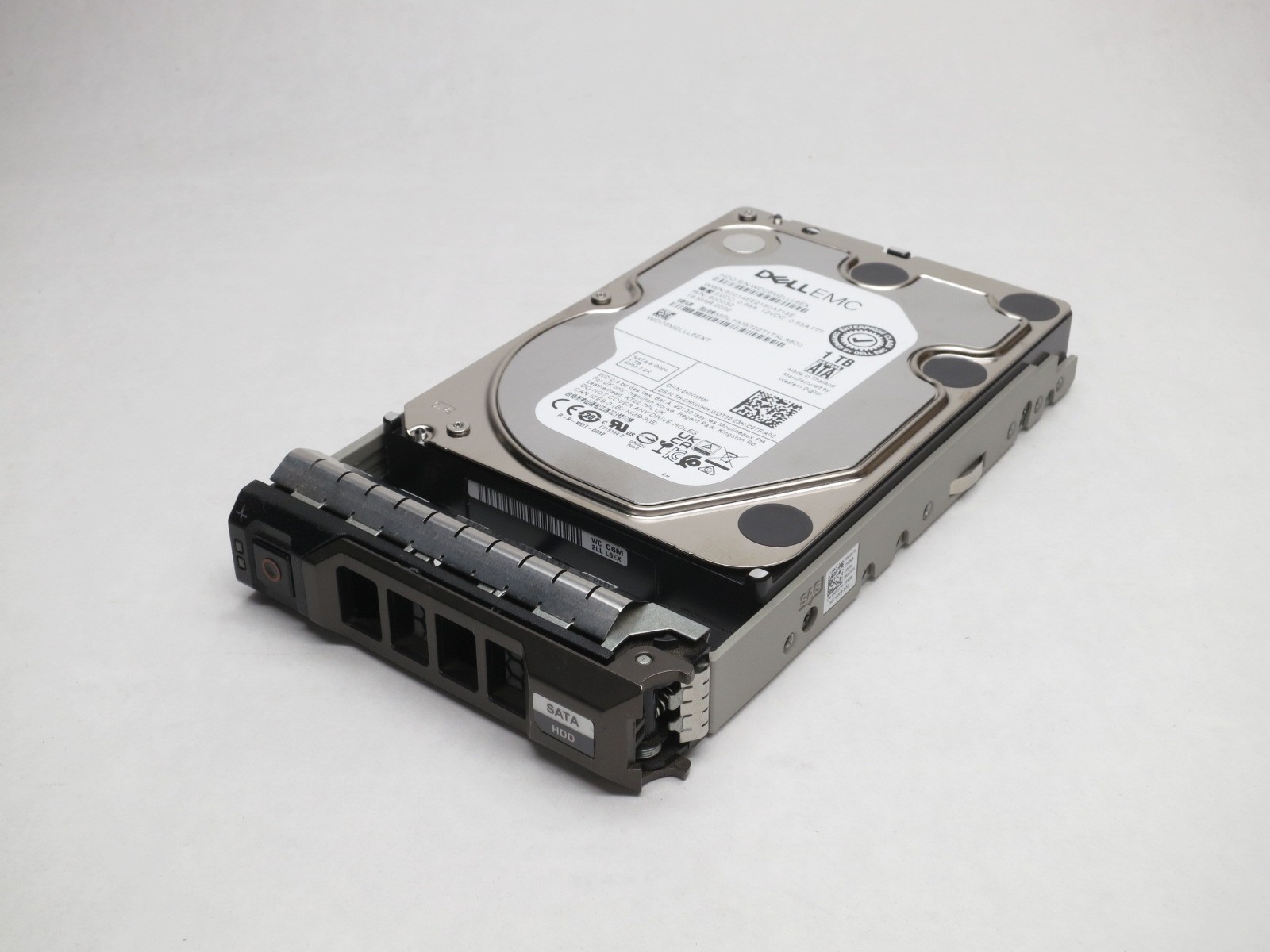 HNWHH DELL 1TB 7.2K SATA 3.5" 6Gb/s HDD 12G 13G KIT NEW PULL