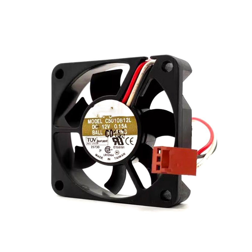 Cooling Fan For AVC C5010B12L DC12V 0.15A 5CM 3PIN New