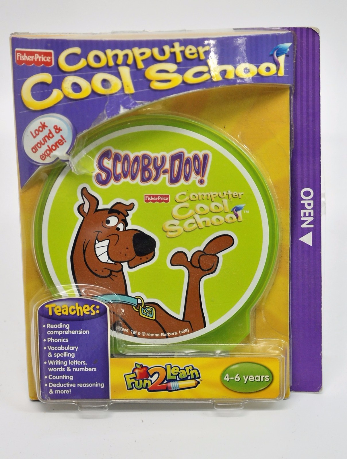Fisher Price Fun 2 Learn Computer Cool School Scooby-Doo Software Game