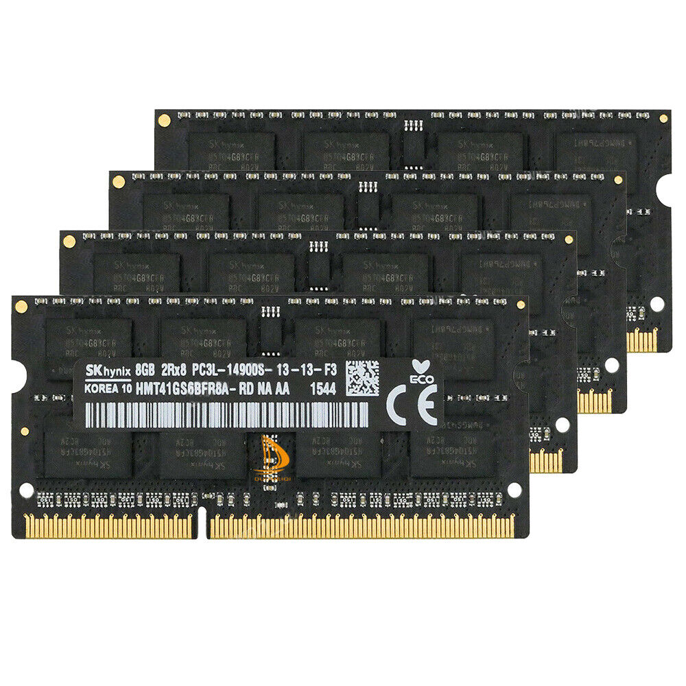 SK Hynix 4x 8GB 2RX8 DDR3L 1866MHz PC3L-14900S 204PIN SODIMM  Laptop Memory RAM