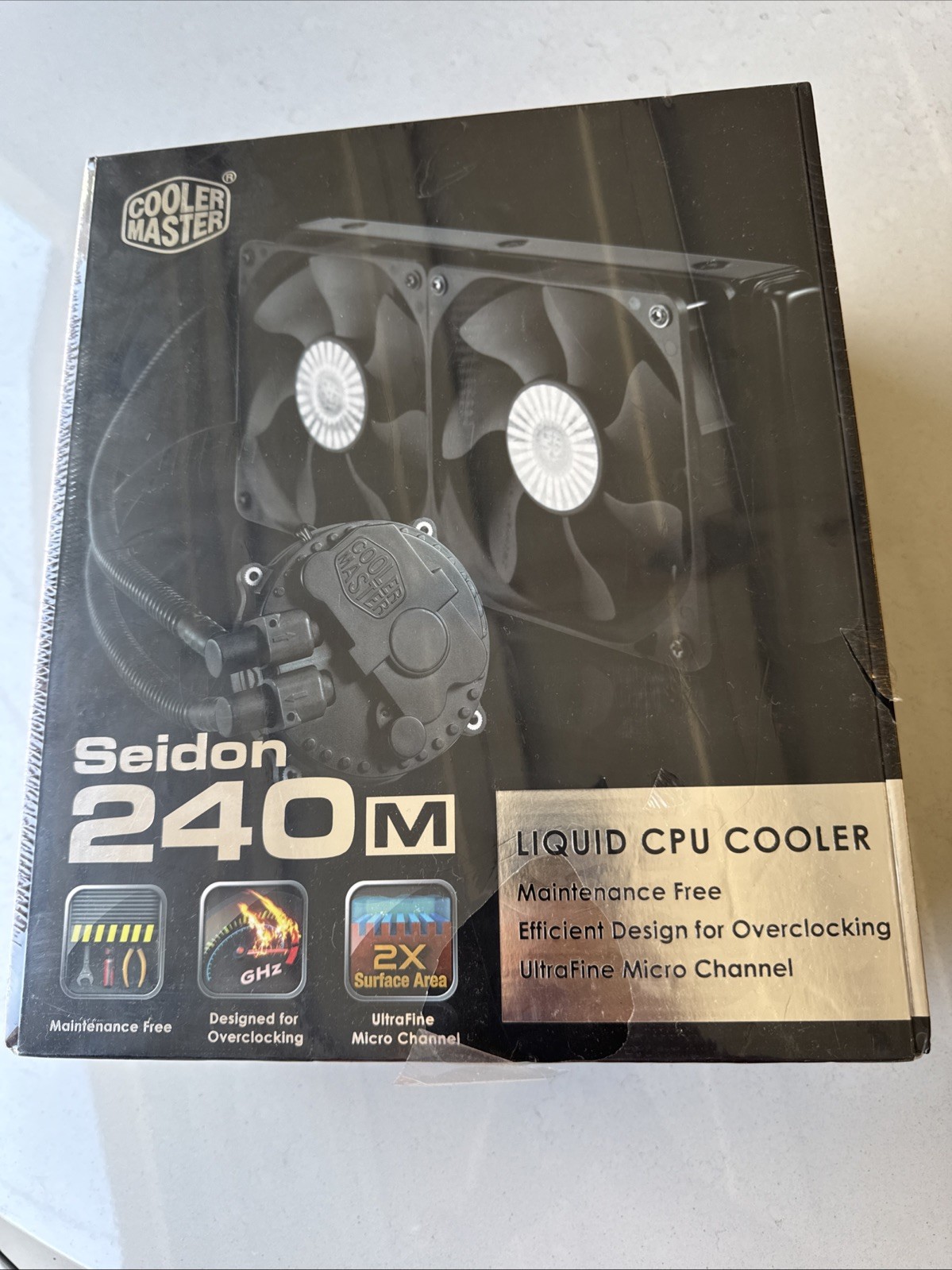 Cooler Master Seidon 240M Self-Contained Liquid CPU Cooling System for Intel CPU