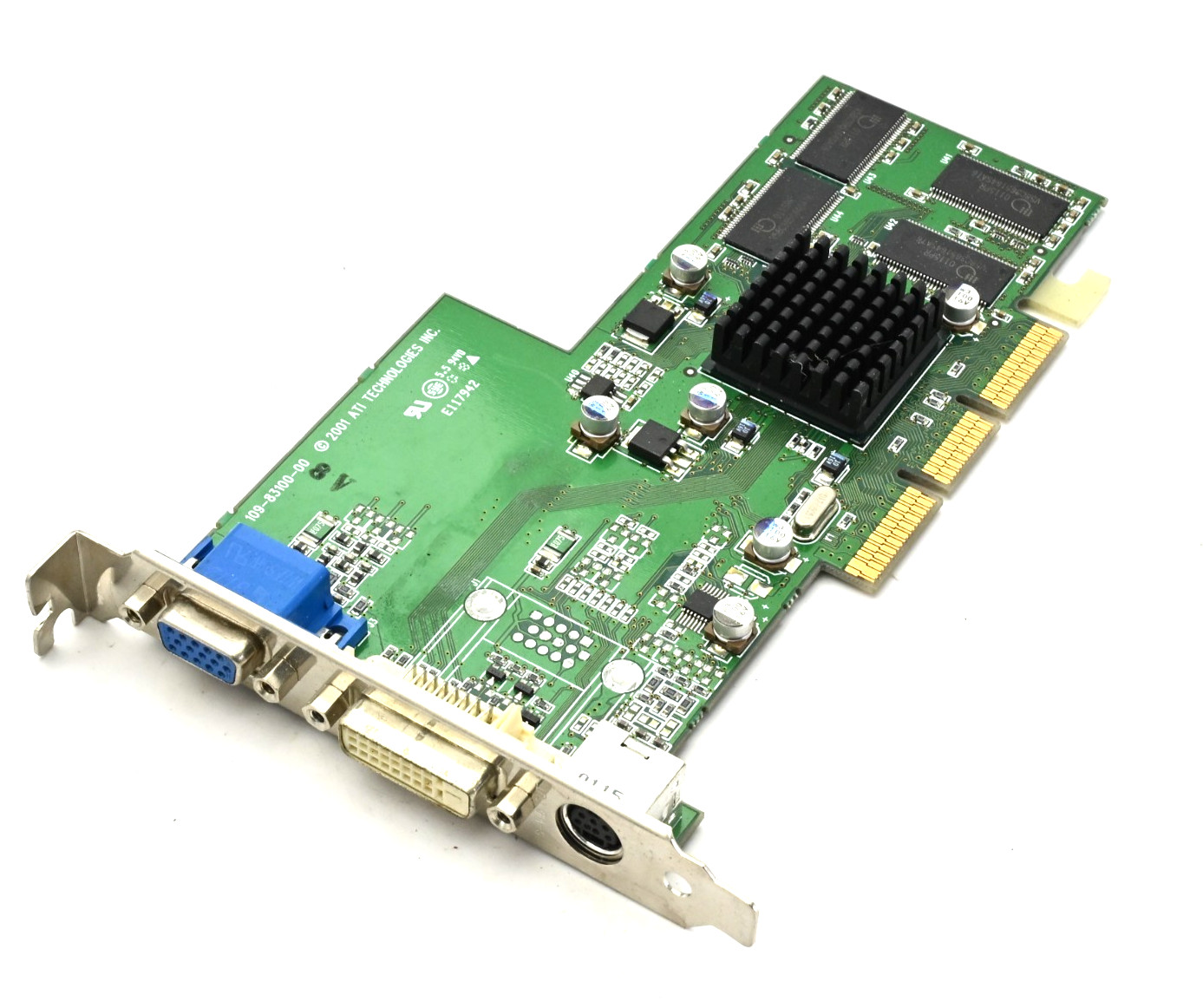 ATI Radeon 7000 64MB SDR AGP Video Card VGA DVI S-Video 109-83100-00