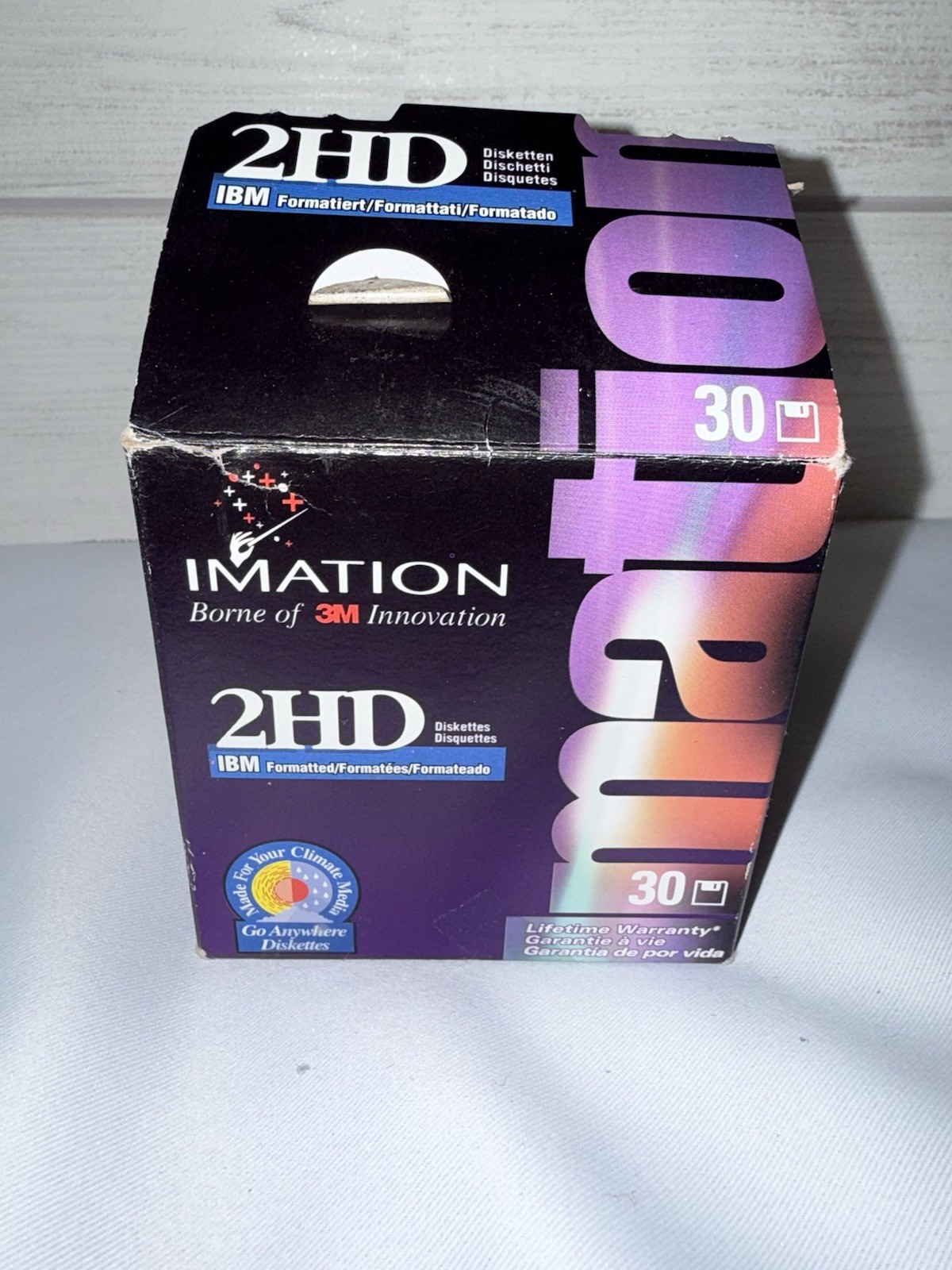 Imation 2HD 3M Floppy Discs 3.5" 1.44 MB Diskettes 29 Pack IBM Formatted