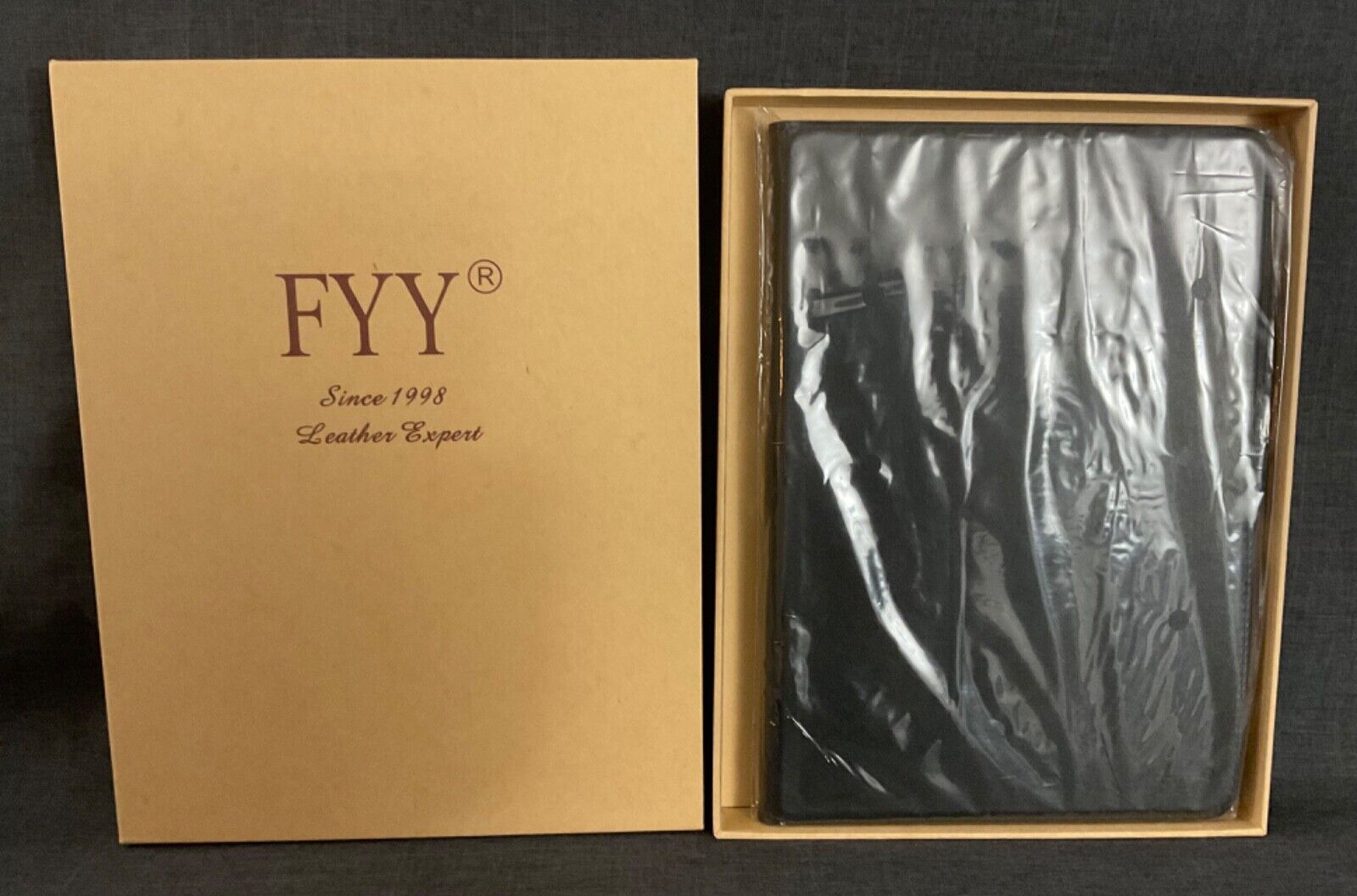 FYY Genuine Leather Case For 2019 iPad & iPad Pro 10.5” - Black - NIB  (REDUCED)