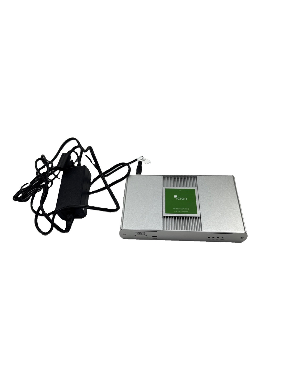 Icron LEX Four-Port USB 3-2-1 Raven 3104 Point-to-Point Extender with Adapter