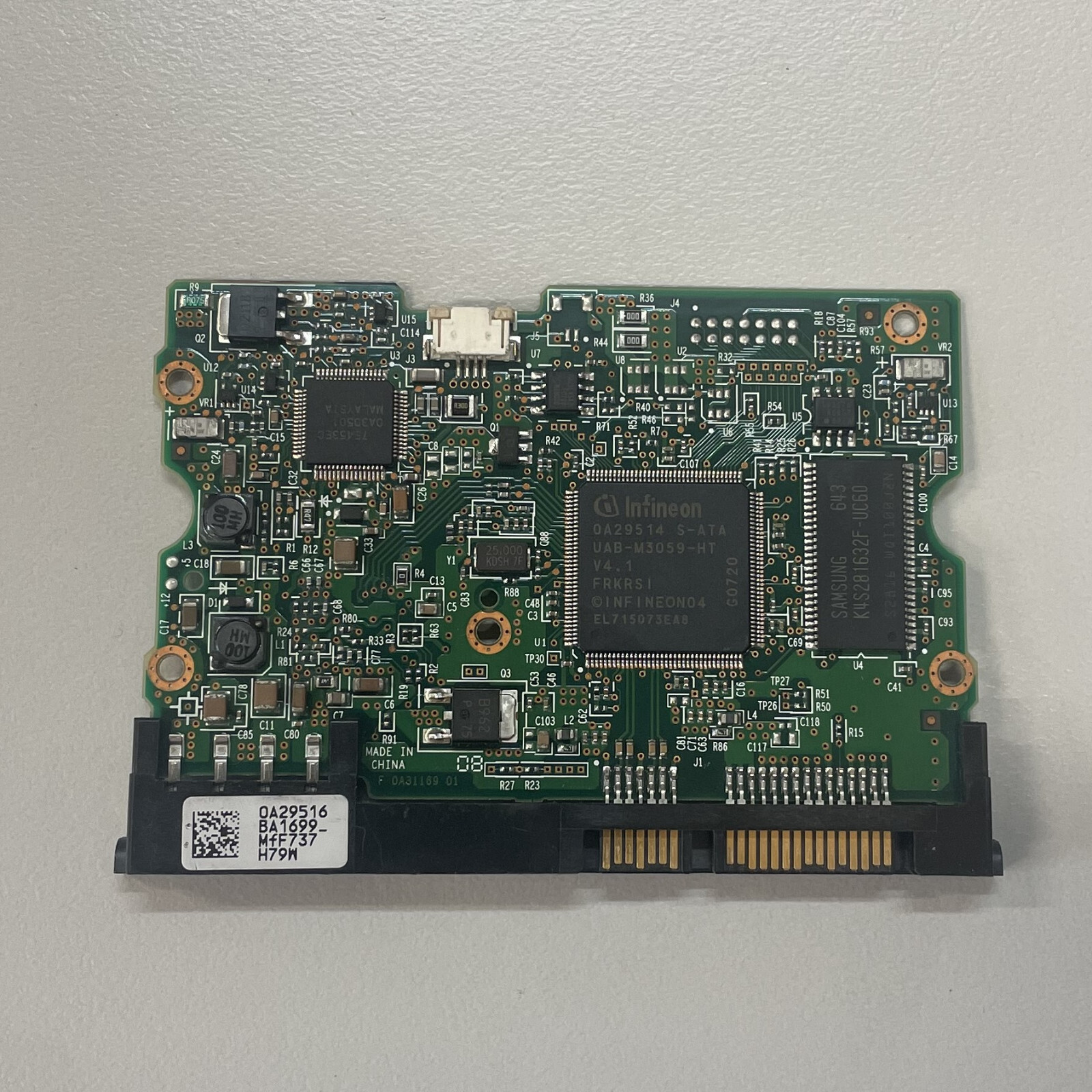 Hitachi Deskstar HDS725050KLA360 3.5" 500GB SATA HDD PCB Board F 0A31169 01