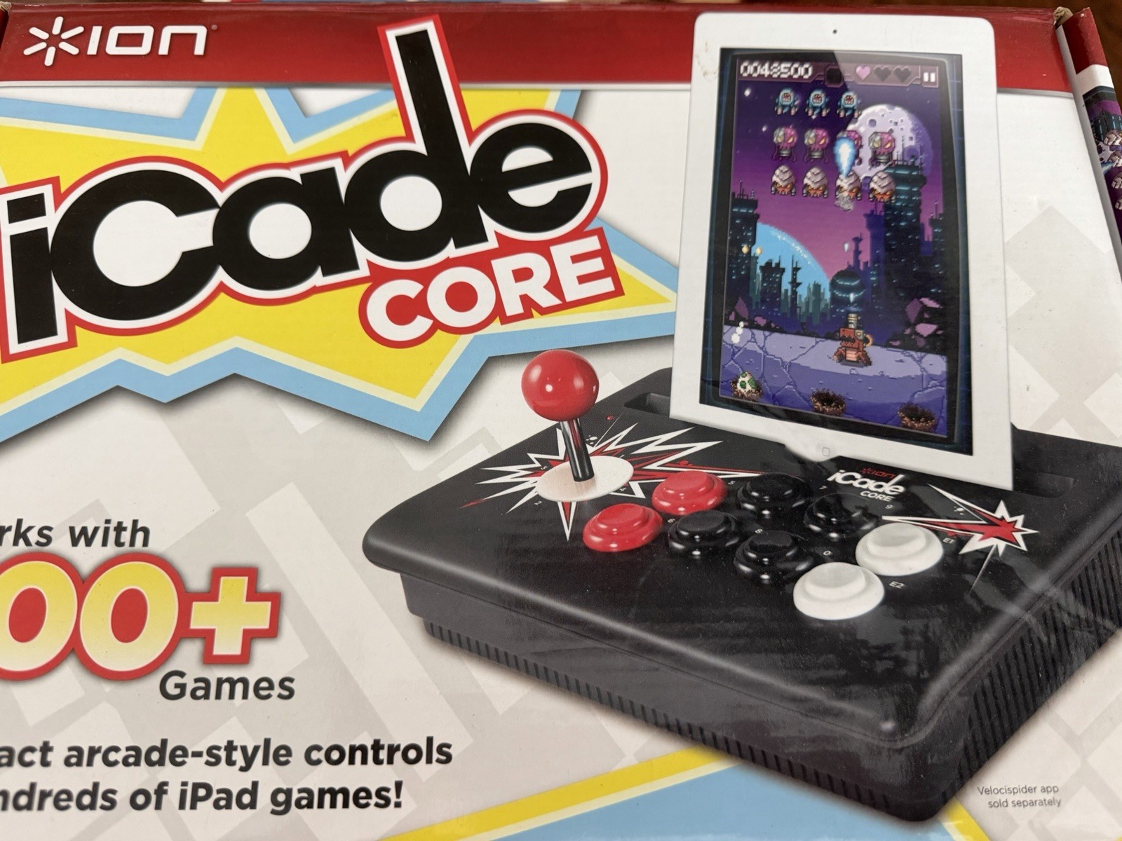 ION ICADE CORE Retro Arcade Joystick Game Controller for iPad