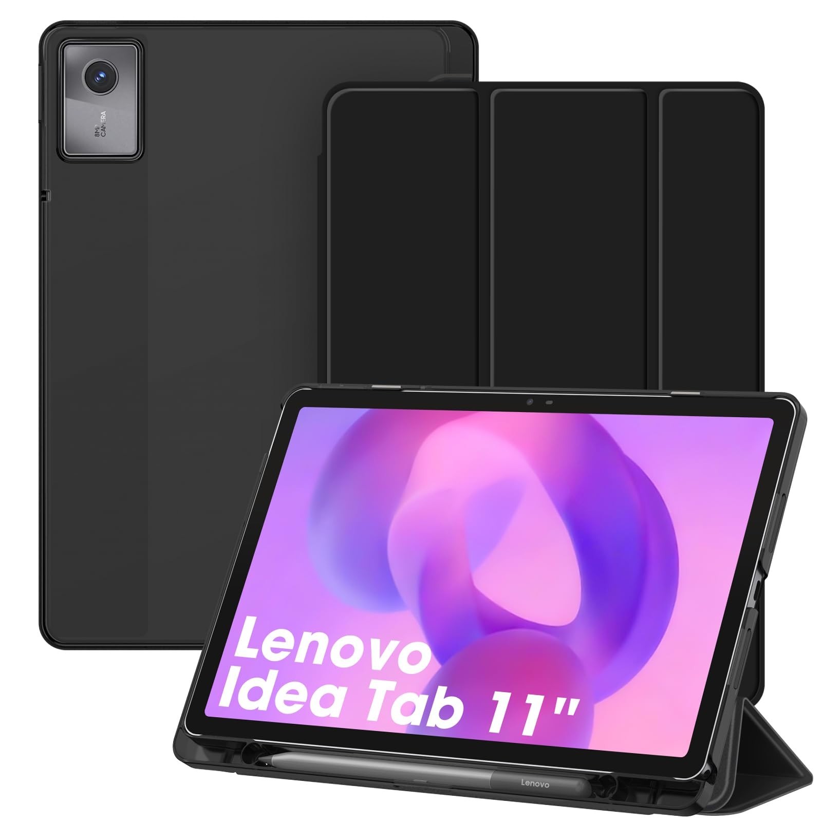 Case for Lenovo Idea Tab 11 Inch 2025, Ultra-Thin Protective Case with Auto Slee
