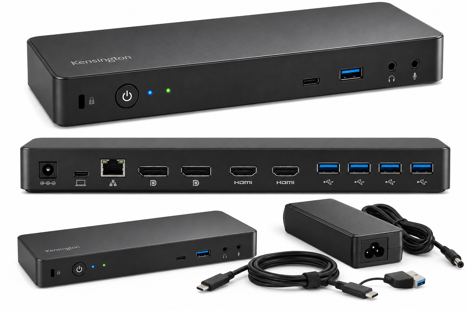 New Kensington SD4750P USB-C & USB 3.0 Dual 4K Docking Station K39105NA Sealed