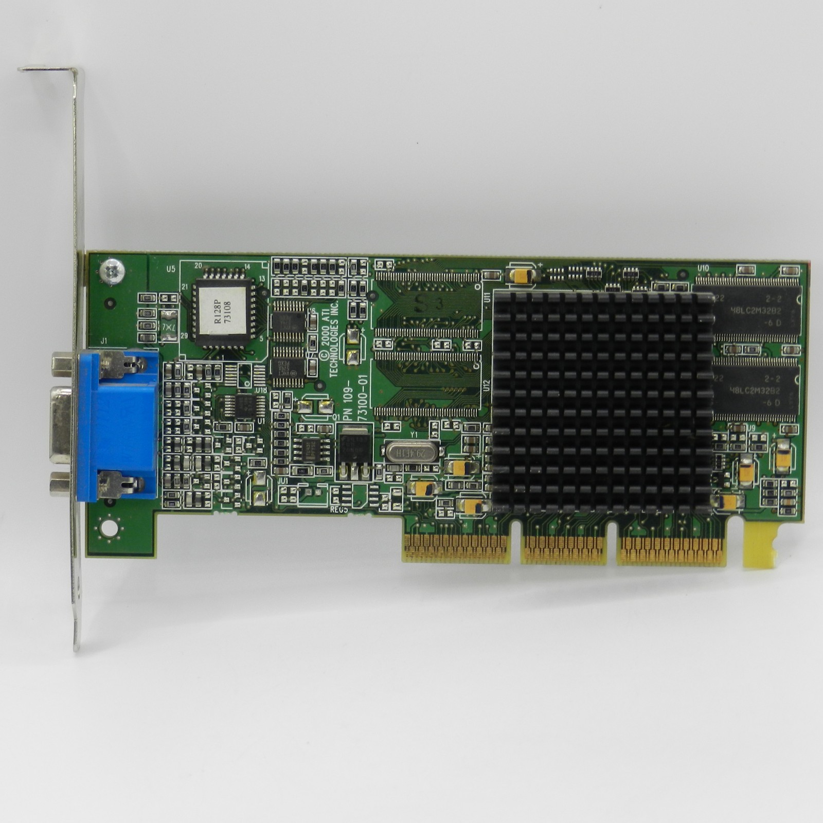 ATI Rage 128 Pro 16MB AGP 4x VGA Vintage Video Graphics Card - TESTED