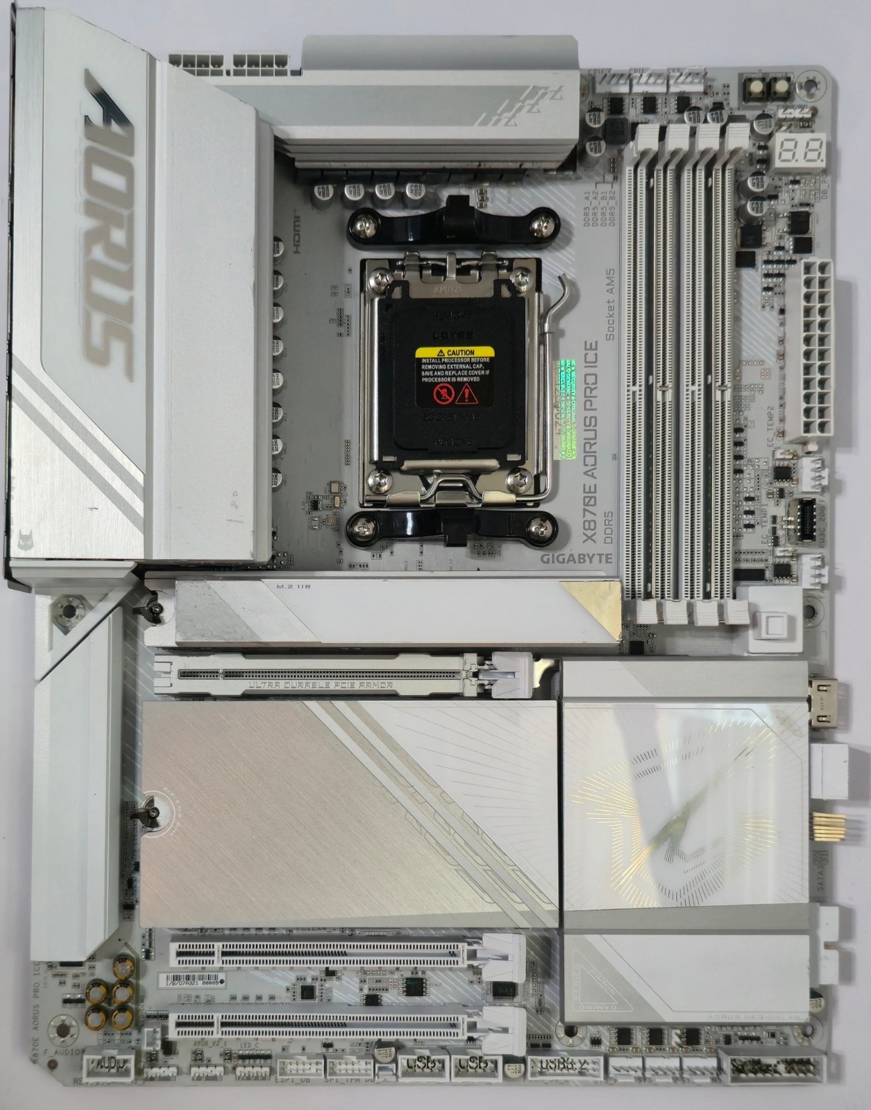 Gigabyte X870E Aorus Pro Ice AM5 ATX AMD DDR5 Motherboard *READ*
