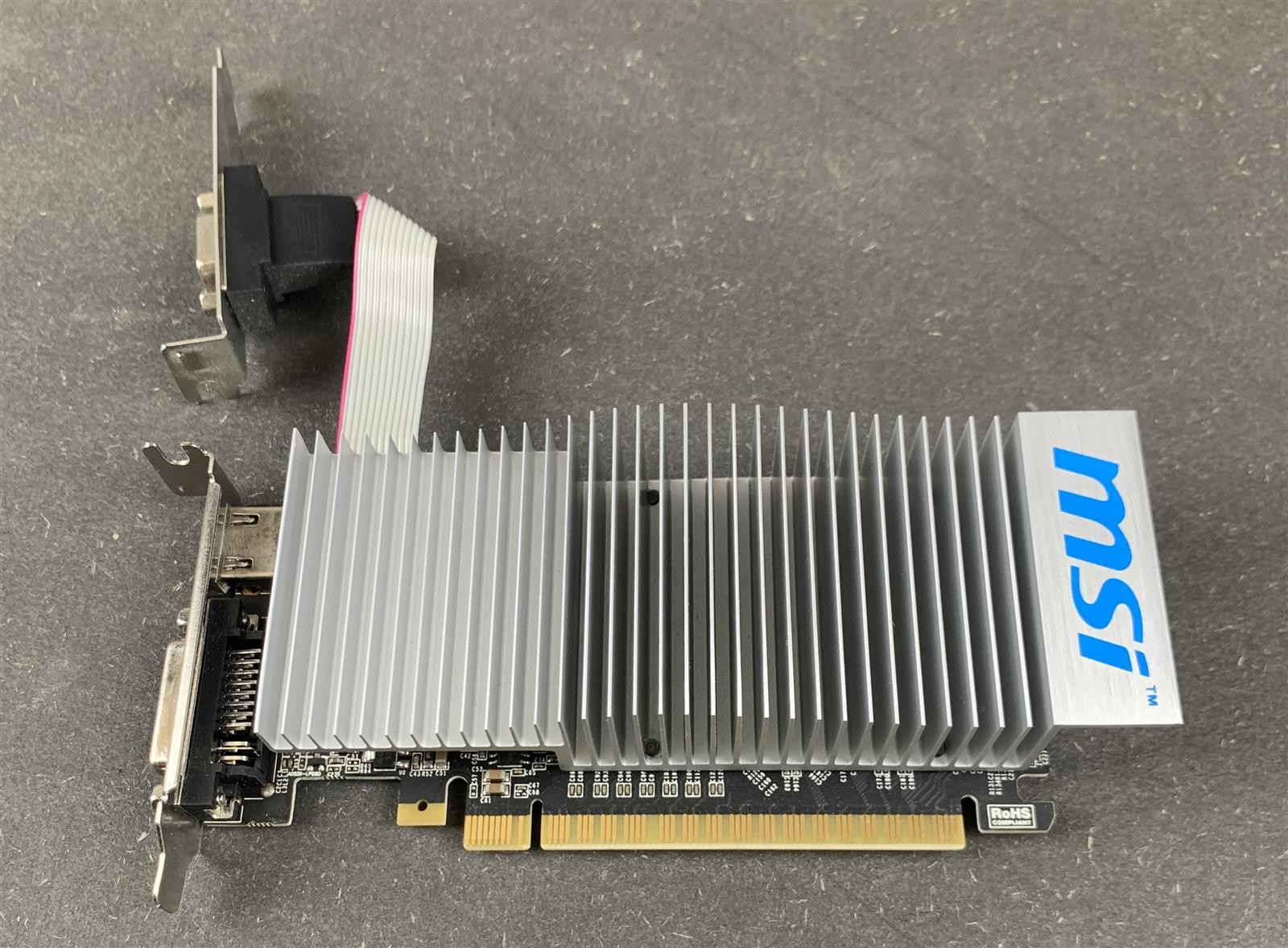 MSI NVIDIA GeForce 210 - 1GB DDR3 (N210-MD1GD3H/LP) Graphics Card HDMI/DVI/VGA