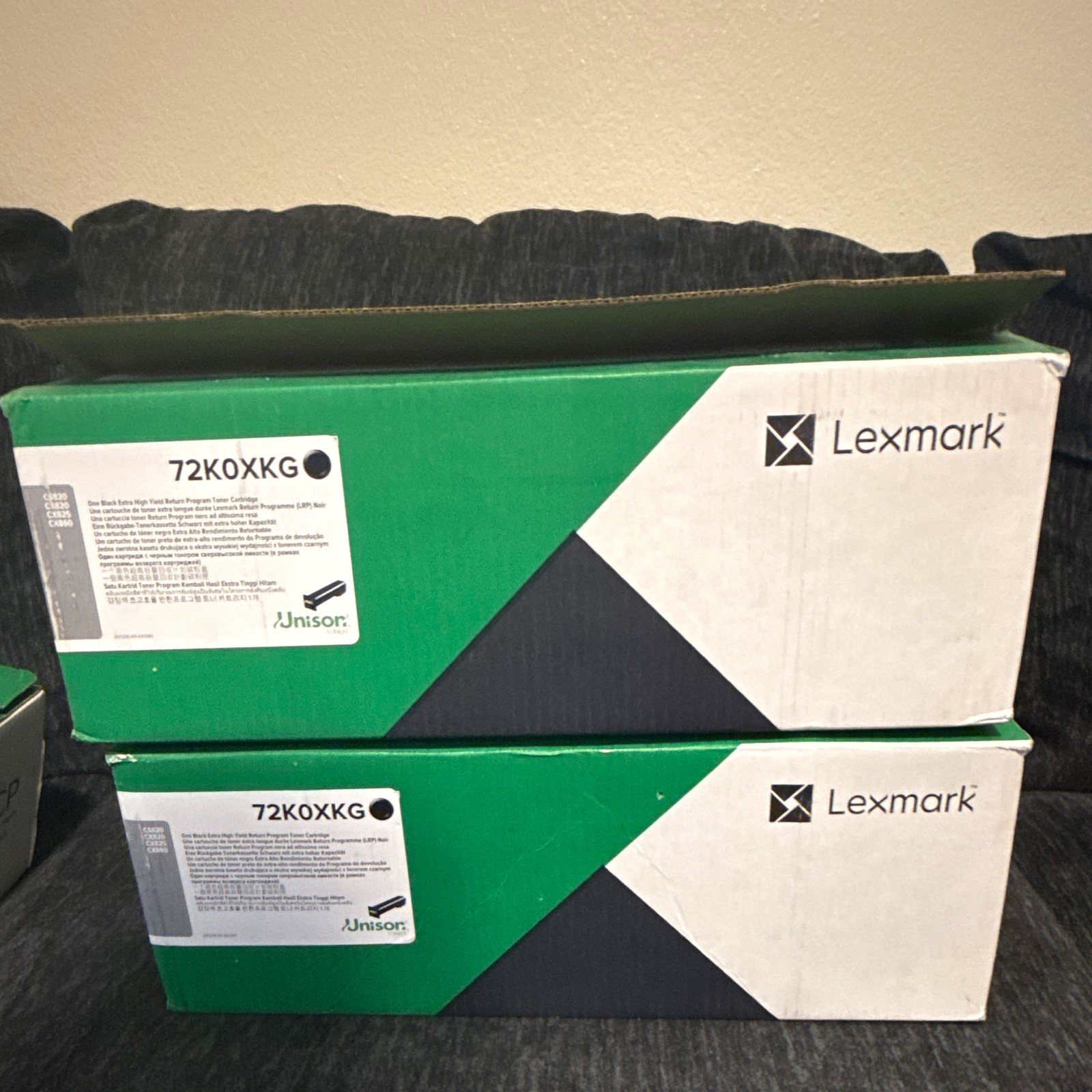 Lexmark 72K0XKG Black Genuine Toner Cartridge for CS820 CX820 CX825 CX860