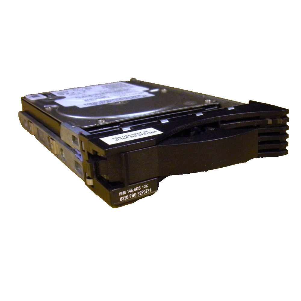 IBM 32P0731 146GB 10K U320 SCSI 3.5in Hard Drive w/Tray