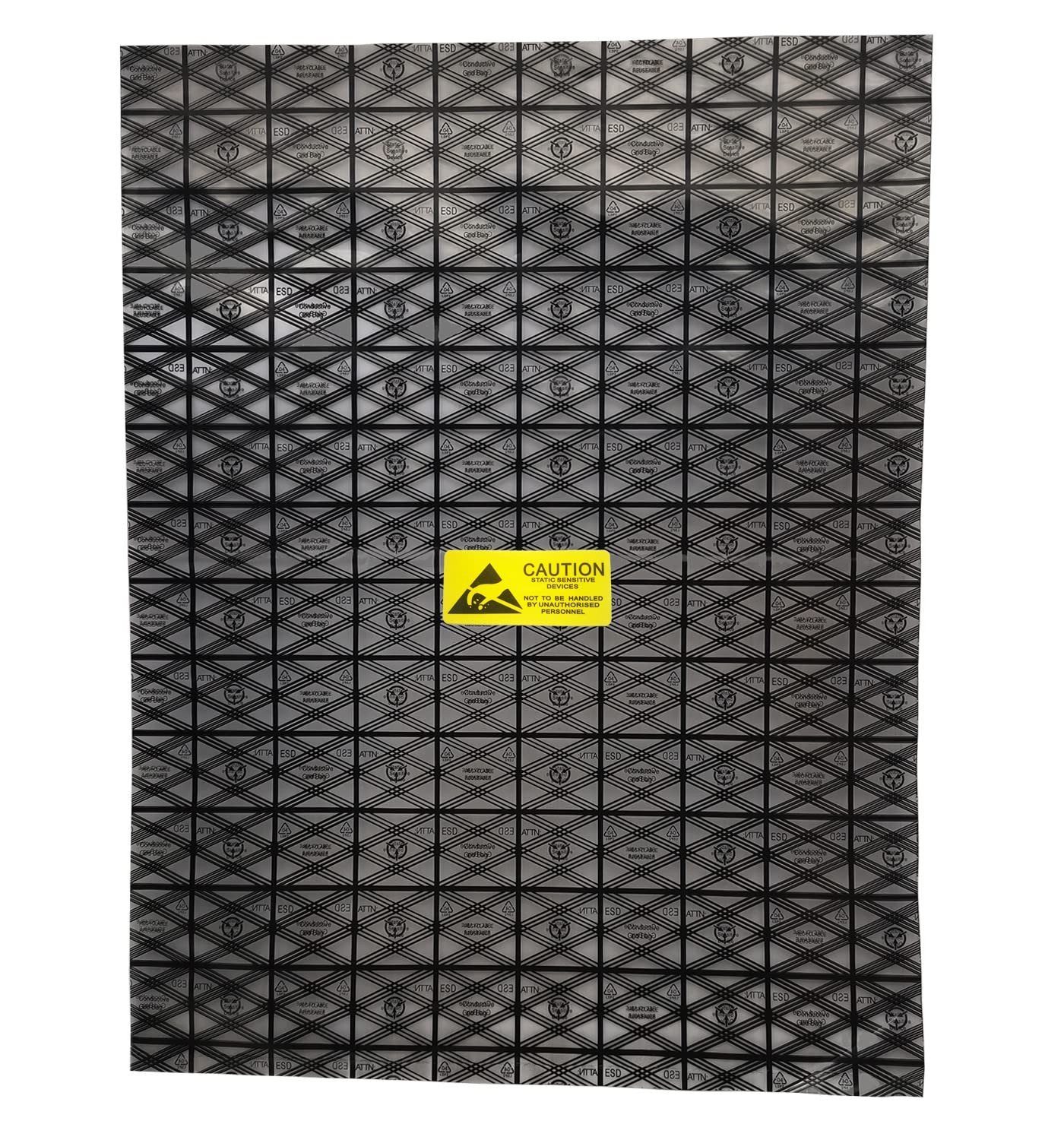 Daarcin Open Top Antistatic Bag,12X16in Large ESD Anti Large, 10pcs Grid Bags