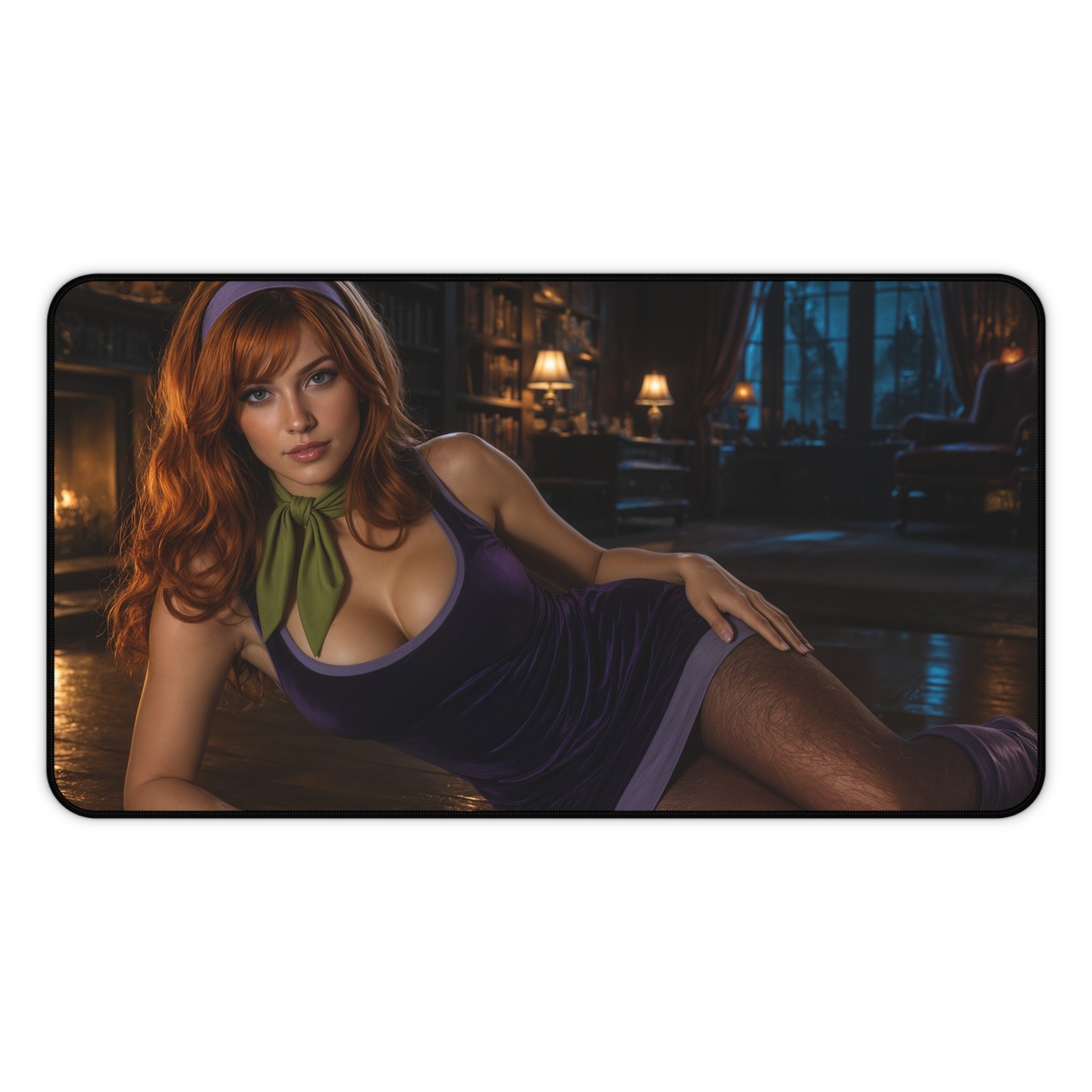 Daphne Blake Cartoon Desk Mat, Character Mouse Pad for Computer