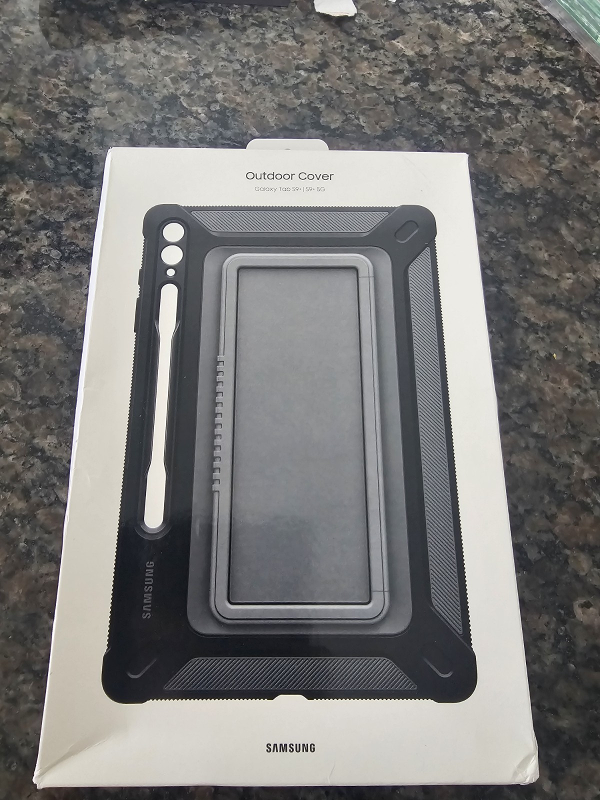 Samsung Official Outdoor Cover for Galaxy Tab S9+,S10+/ S9+,S10+ 5G - Black/Gray
