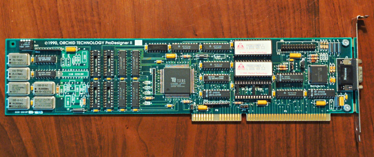 Orchid Technology ProDesigner II ISA Graphics Card for IBM Vintage 1990 Rev 1/C