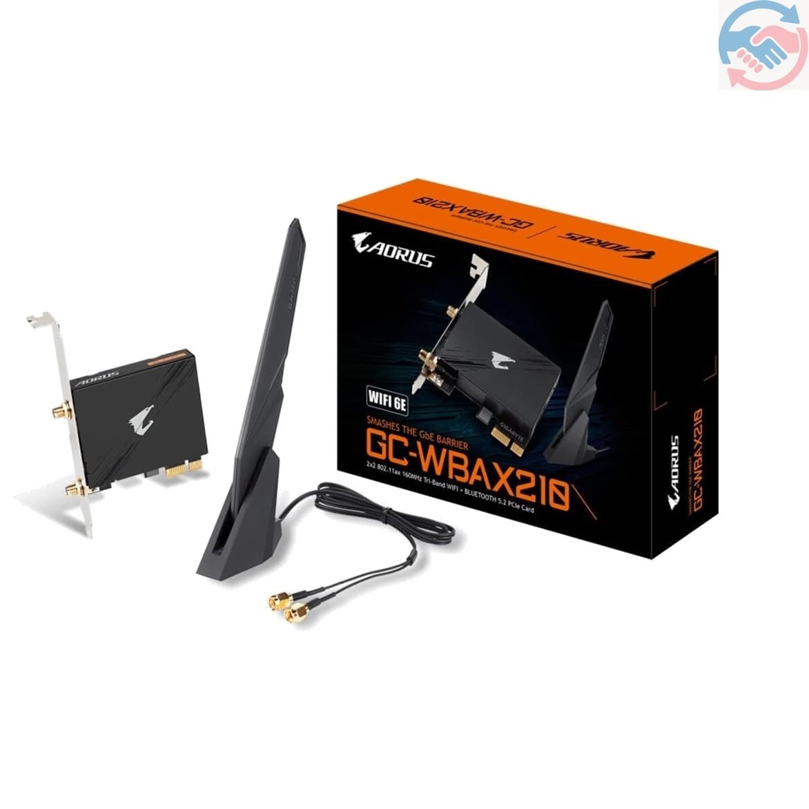 WiFi 6E GC-WBAX210 2x2 802.11ax/ Tri-Band WiFi/Bluetooth 5.2/ PCIe Expansion ...