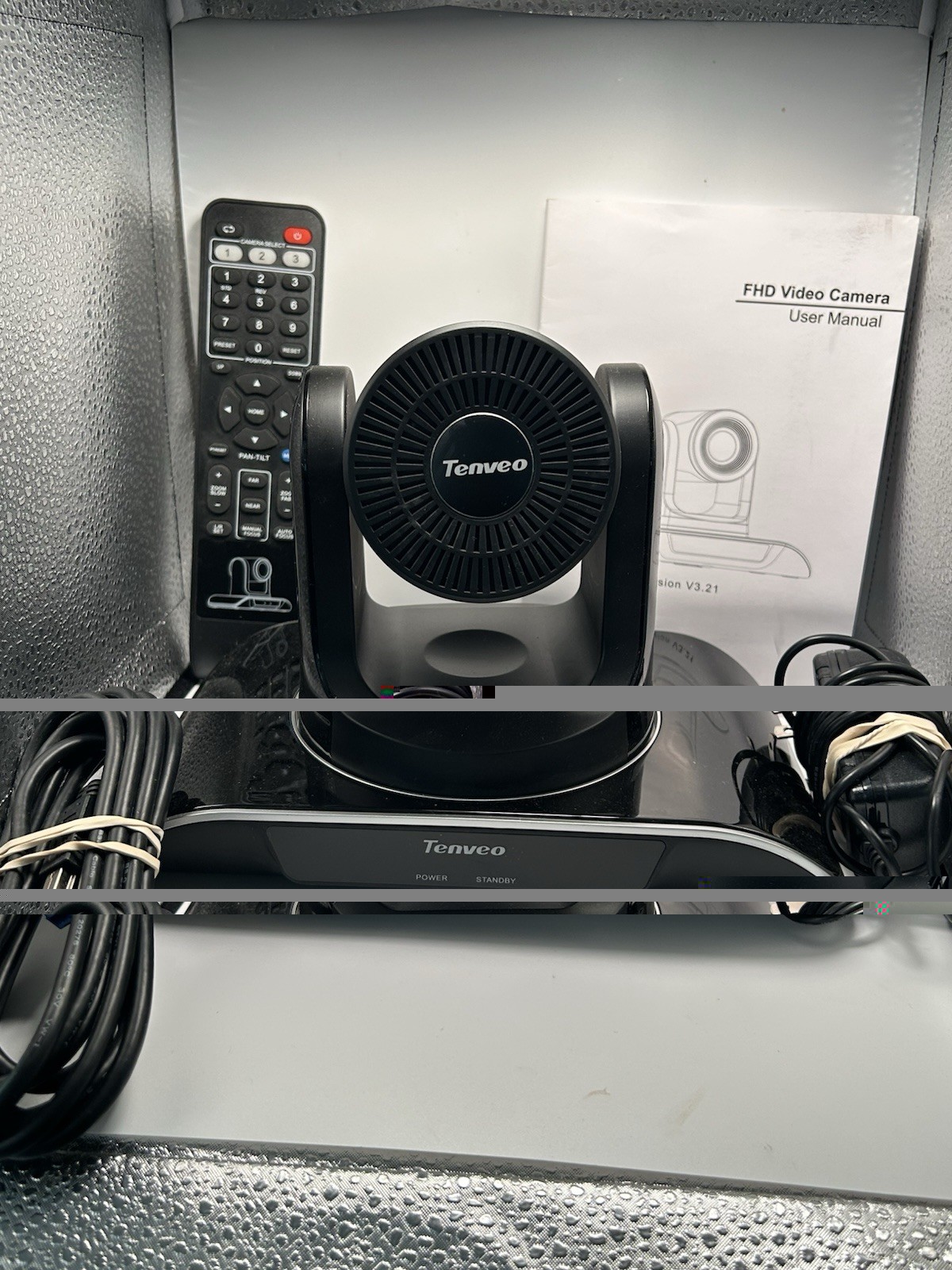  Tenveo VHD3U 3X Zoom USB PTZ Video Conference Camera With H.264 Broadcast Live 