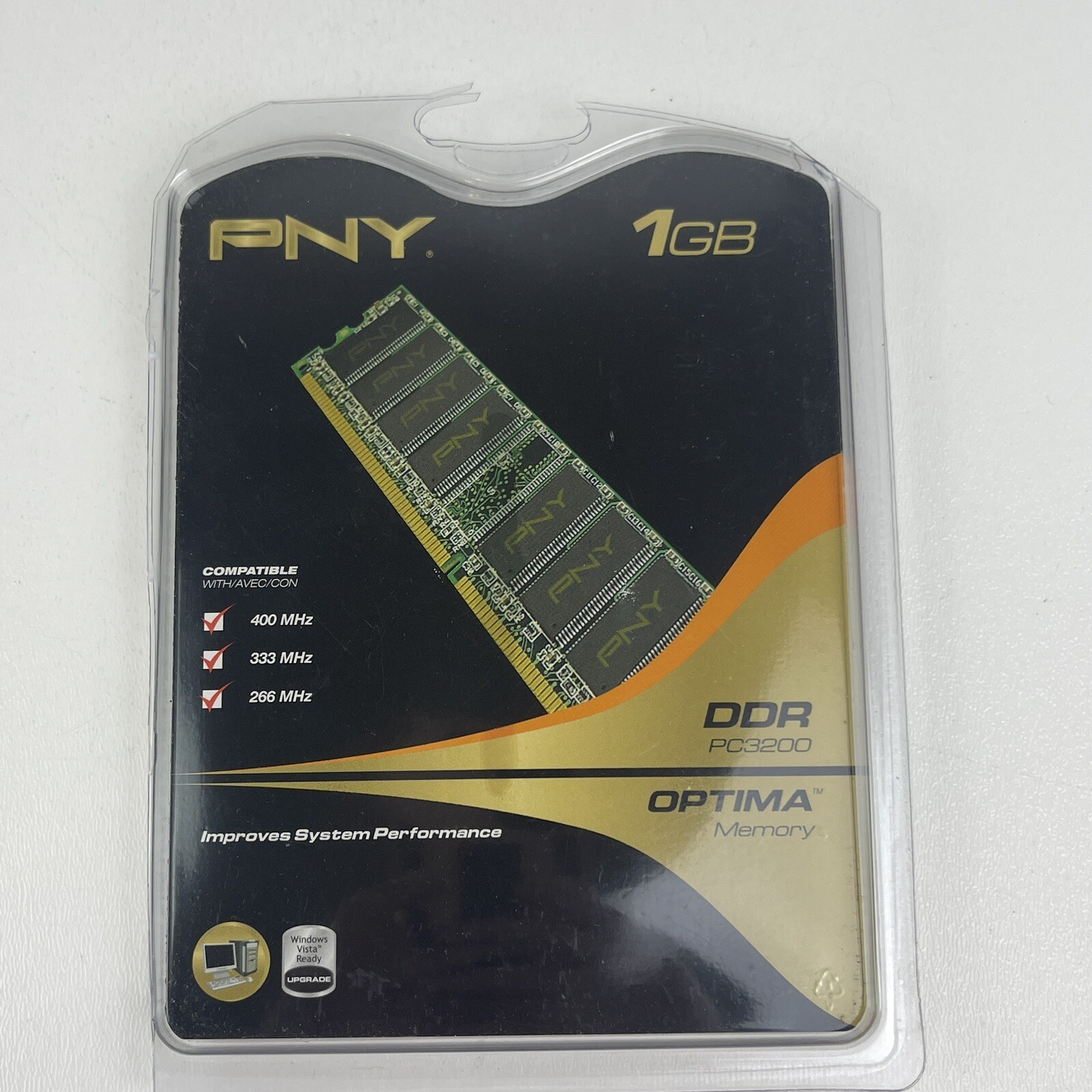 PNY PC3200 512 MB DIMM 400 MHz DDR Memory MD0512SD1 400 Open Box