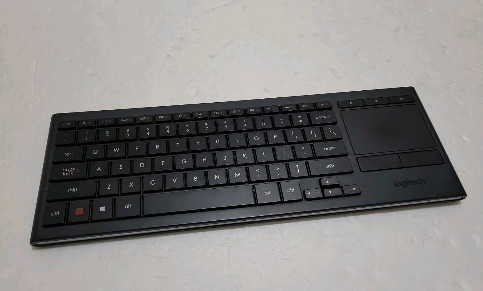 Logitech K830 Wireless Illuminated Keyboard w/Touchpad  Bluetooth Only/No Dongle
