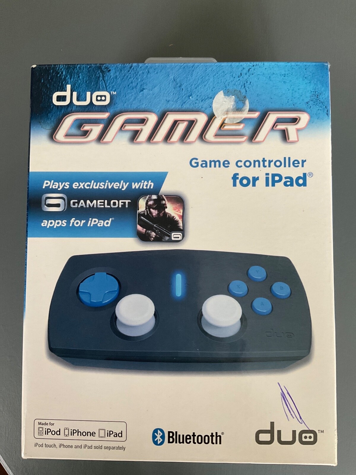 DUO GAMER GAME CONTROLLER FOR iPad BLUETOOTH 