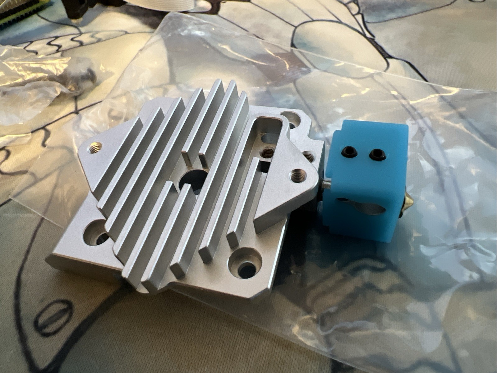 Aero Heatsink for 3D Printer Aluminum Cooling Block V6 Extruder Hotend Radiator