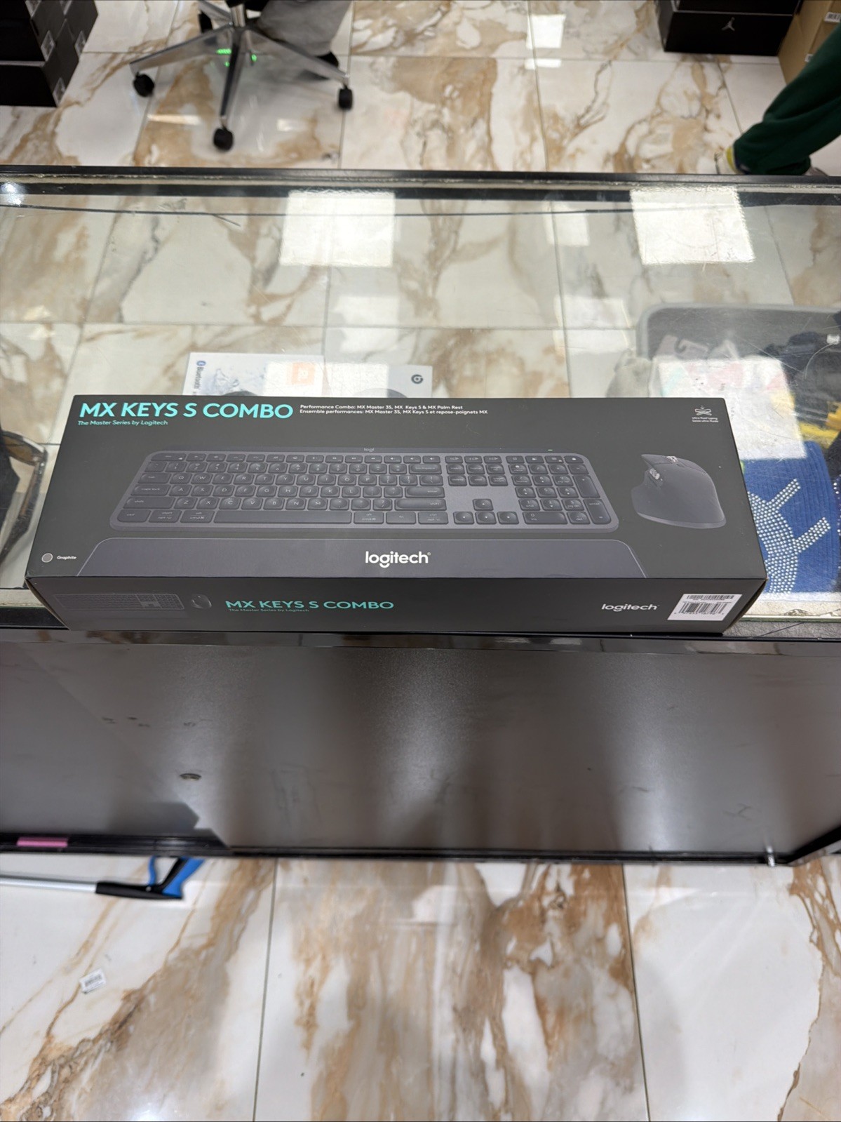 Logitech MX Keys S Combo MX Master 3S Wireless Keyboard Mouse 920-011889 NEW