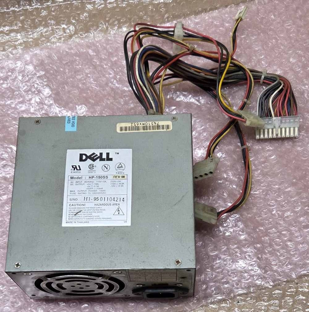 Tested Dell HP-150SS Power Supply 150W Optiplex 560L, LE, or SL, 20-pin ATX